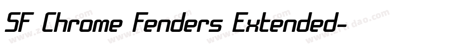 SF Chrome Fenders Extended字体转换